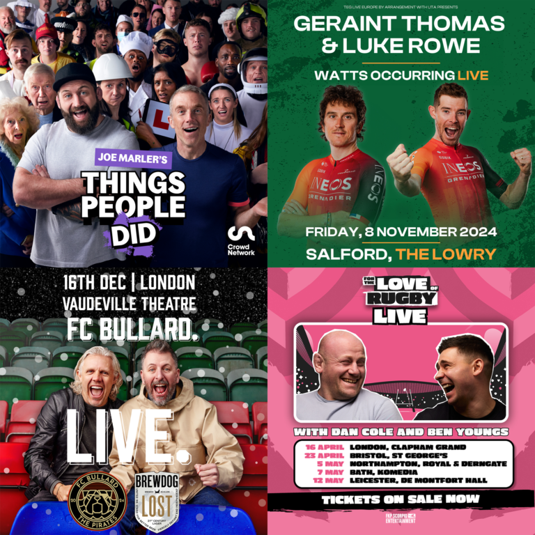 Four Podcasts, Four Live Events, Four Communities 💚💙